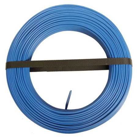 Câble isolé rigide HO7 V-U 1.5mm2 450/750 V bleu