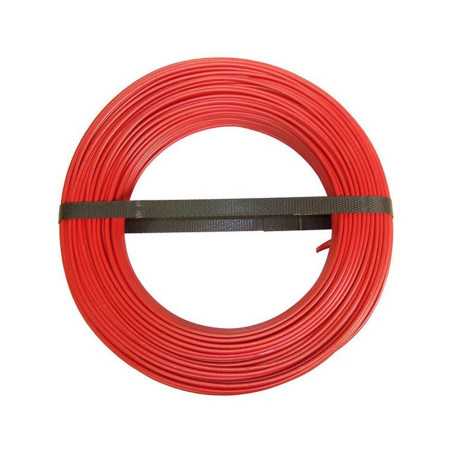 Câble isolé rigide HO7 V-U 1.5mm2 450/750 V rouge