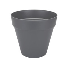 ELHO Pot de fleurs rond avec roues Loft Urban - Ø 40 cm - Gris anthracite ELHO Pot de fleurs rond avec roues Loft Urban - Ø 40 cm - Gris anthracite