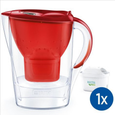 Bouteille et carafe filtrante Brita Carafe filtrante Marella rouge (2 Bouteille et carafe filtrante Brita Carafe filtrante Marella rouge (2