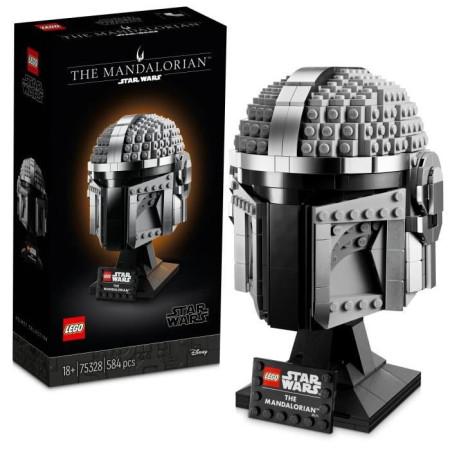 LEGO 75328 Star Wars Le Casque Du Mandalorien Maquette de Collection a Construire