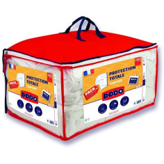 Pack Protection : Couette 220x240 cm + Taie d'oreiller + 1 Protege oreiller