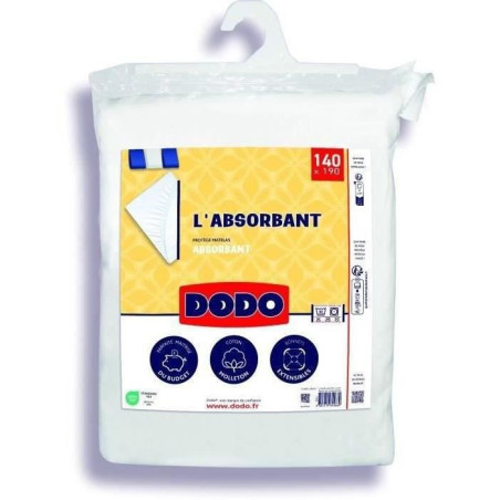 Protege Matelas Absorbant - DODO - 140 x 190 cm - Polyester