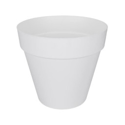 Pot de fleur Elho Plastique Rond Loft Urban Blanc Ø 50 x H.44 cm 48 l