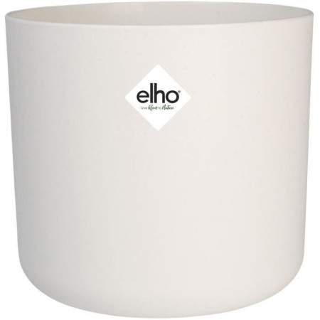 Pot De Fleurs Rond B.FOR - Plastique - Ø25 - Blanc - Elho