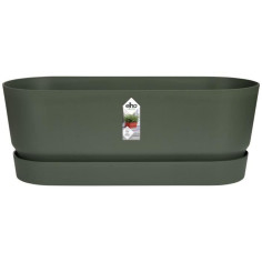 Planteur Ovale GREENVILLE - Plastique - Ø50 - Leaf Green Planteur Ovale GREENVILLE - Plastique - Ø50 - Leaf Green