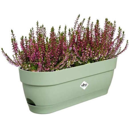 ELHO Balconniere ovale Vibia Campana - Plastique - Réservoir - 50 x 18,2 H 17 cm - Vert