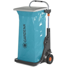 Chariot de jardin mobile GARDENA - Armature métallique - Hauteur de sac réglable - 70kg max - Bleu Chariot de jardin mobile GARDENA - Armature métallique - Hauteur de sac réglable - 70kg max - Bleu