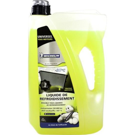 Liquide de refroidissement -35° universel 4L - MICHELIN - bec verseur anti-goutte - Anticorrosion - 100% Organique