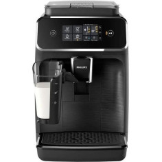 Machine a café Expresso broyeur - PHILIPS - EP2230/10 - Série 2200 - LatteGo - 4 recettes - Broyeur céramique - Noir brillant