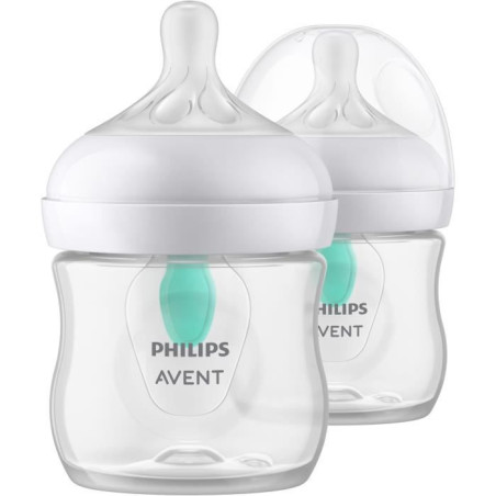 Lot de 2 Biberons Natural 3.0 PHILIPS AVENT SCY670/02 - 125 ml - Air free