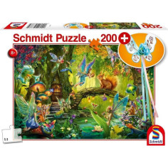 Puzzle Fées dans la foret - SCHMIDT SPIELE - 200 pieces - Avec baguette magique Puzzle Fées dans la foret - SCHMIDT SPIELE - 200 pieces - Avec baguette magique