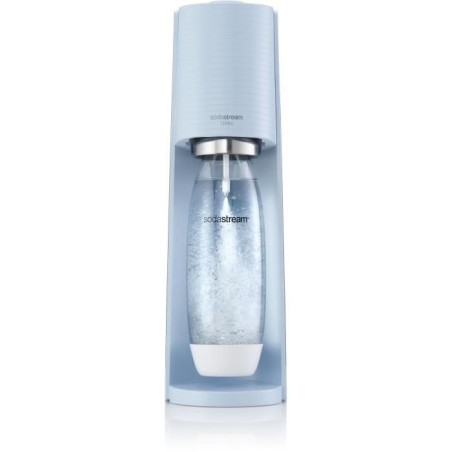 Machine a soda et eau pétillante SODASTREAM - TERRA Bleu - 1 bouteille compatible lave-vaisselle - 1 recharge de gaz 60L