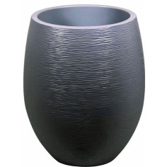 EDA Pot rond Graphit Ø50cm - Contenance 53L - Gris anthracite EDA Pot rond Graphit Ø50cm - Contenance 53L - Gris anthracite