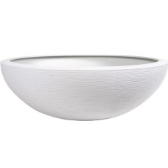 EDA Pot vasque Graphit Ø59cm - Contenance 39L - Blanc cérusé EDA Pot vasque Graphit Ø59cm - Contenance 39L - Blanc cérusé