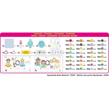 Mes accessoires de Princesses Disney - Aquabeads - 31997