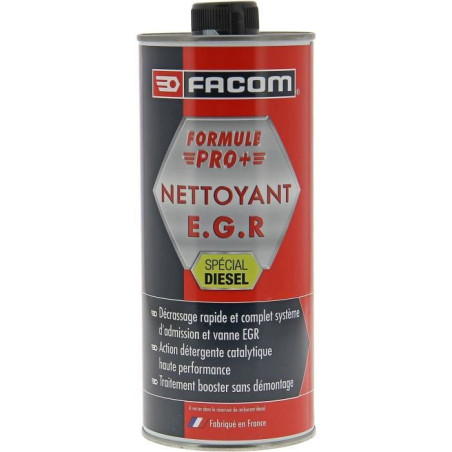 Nettoyant vanne EGR diesel 1L - FACOM - Pro+ - Tres haut pouvoir nettoyant du systeme d'admission et de la vanne EGR