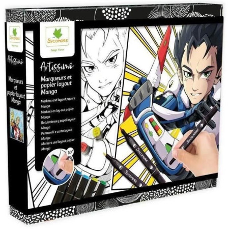 Sycomore - Coffret créatif manga garçon