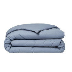 Housse de couette TODAY Essential - 140 x 200 cm - 1 personne - 100% Coton uni - Denim Housse de couette TODAY Essential - 140 x 200 cm - 1 personne - 100% Coton uni - Denim