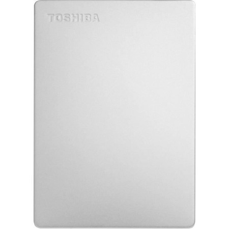 Disque dur externe - TOSHIBA - Canvio Slim - 2 To - Argent