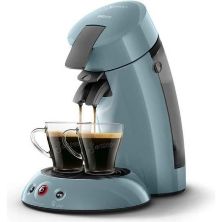 Cafetiere a dosette - PHILIPS - SENSEO - HD6553/21 - Original - Bleu Gris