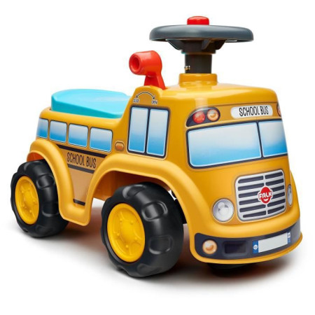 Porteur - FALK - School Bus - Assise ouvrante - Volant directionnel - Des 12 mois - 1
