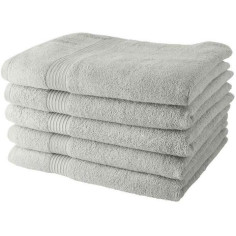Lot de 5 Draps de Bain TODAY 70x130 cm 100% Coton - Craie Lot de 5 Draps de Bain TODAY 70x130 cm 100% Coton - Craie