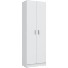 Armoire rangement chaussure - meuble d'entrée - 2 portes avec étageres- L 59 x P37 x