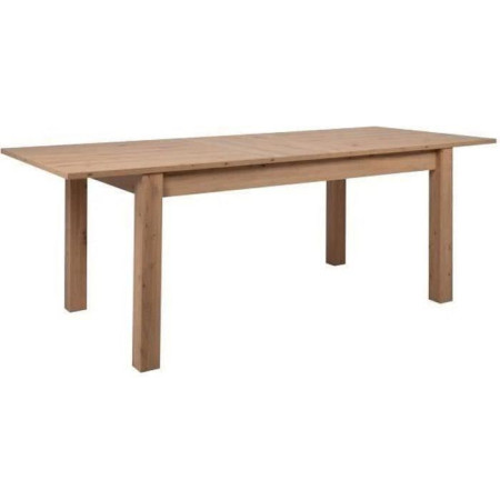 Table a manger extensible 6-10 personnes - Rectangulaire - MDF - Industriel - Bergen