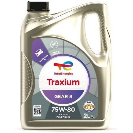 Huile de transmission - TotalEnergies - Traxium Gear 8 75W-80 - 2L