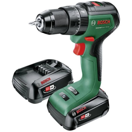 Perceuse visseuse Bosch UniversalImpact 18V60 (+2xbatteries 2,0Ah) + chargeur AL 18V-20