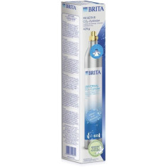 Cylindre CO2 de réserve BRITA pour machines a eau pétillante - Blanc - Gazéifie jusqu