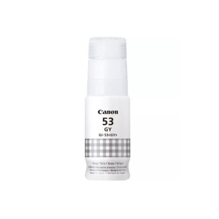 Bouteille d'encre - CANON - GI-53GY - Gris - Compatibilité PIXMA G650 et G550 - (4708C001)