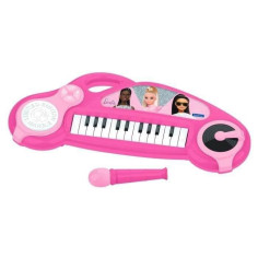Piano électronique pour enfants Barbie avec effets lumineux et microphone - 24 touches Piano électronique pour enfants Barbie avec effets lumineux et microphone - 24 touches