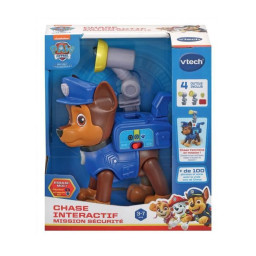 Figurine interactive VTECH Pat Patrouille - Chase avec accessoires de sauvetage pour