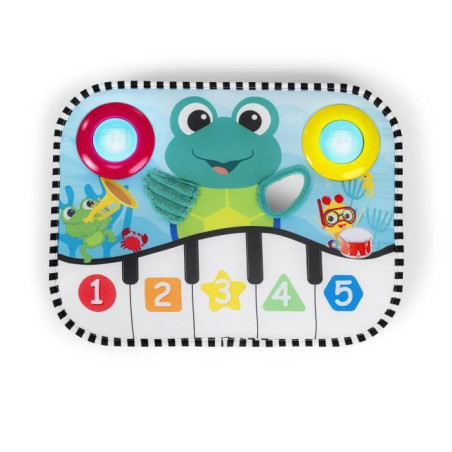 BABY EINSTEIN NEPTUNE Piano de lit bébé musical pour bébé, découverte chiffres, Cadeau Noel bébé, 0M+