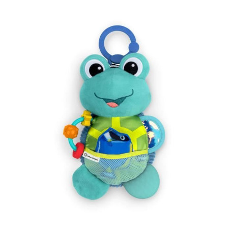 BABY EINSTEIN NEPTUNE Peluche doudou bébé tortue, multisensoriel, cadeau bébé 0M+
