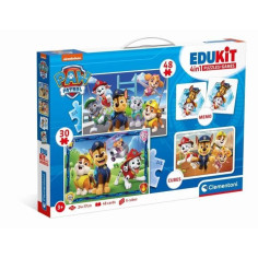 Clementoni - Edukit - Pat'Patrouille - Coffret d'activités préscolaire 4 en 1 - Puzzl Clementoni - Edukit - Pat'Patrouille - Coffret d'activités préscolaire 4 en 1 - Puzzl