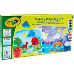 Peinture Lavable Crayola Peau Coffret Peinture Crayola - Peinture Lavable Pour Enfants Dès 4 Ans Peinture Numero Enfant