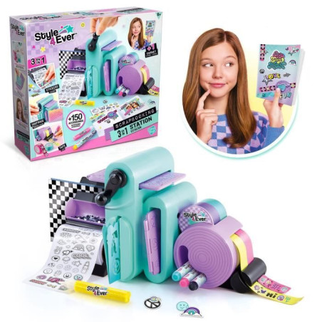 Studio de Scrapbooking 3 en 1 Style 4 Ever - Personnalise Carnets et Déco Canal Toys Canal Toys