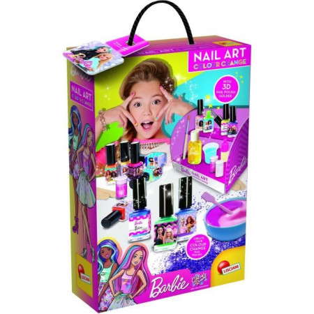 Vernis a ongles a créer qui change de couleur - Barbie nail art color - LISCIANI