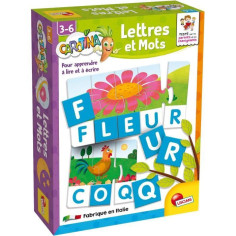 Lettres et Mots - Carotina - Apprendre a lire et a écrire simplement - LISCIANI Lettres et Mots - Carotina - Apprendre a lire et a écrire simplement - LISCIANI