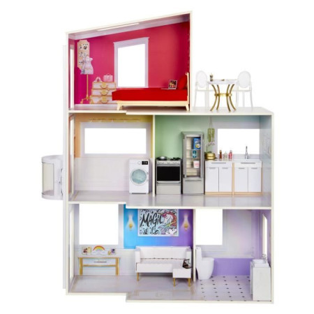 Rainbow High Townhouse - Maison en bois 3 étages et 6 pieces - Ascenseur fontionnel e