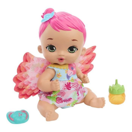 My Garden Baby-Bébé Flamant Rose Boit et Fait Pipi-Poupée 30&nbsp;cm HPD12