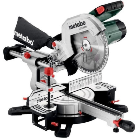 Scie a onglets radiale METABO KGS 216 M - 1500W - 216mm - Precision Cut Line LED