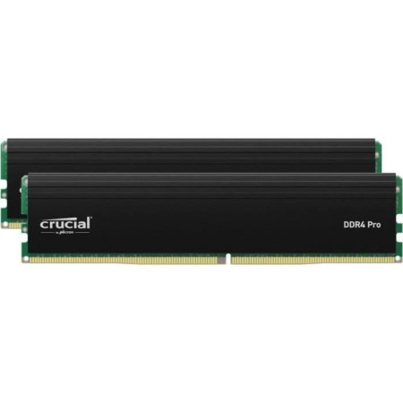 Mémoire RAM - Crucial Pro - DDR4 - kit - 32 Go:2 x 16 Go - DIMM 288 broches - 3200 MH