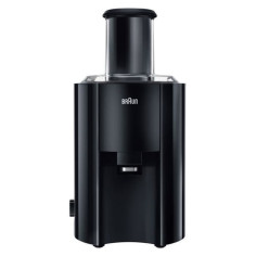 Centrifugeuse BRAUN J300 MultiQuick 3 - Noir - 2 vitesses - Réservoir a pulpe 2L - Sy Centrifugeuse BRAUN J300 MultiQuick 3 - Noir - 2 vitesses - Réservoir a pulpe 2L - Sy