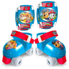 Set Patins a Roulettes et coudieres/genouilleres - ajustable du 23 au 27 - PAT PATROUILLE - PA450035 Set Patins a Roulettes et coudieres/genouilleres - ajustable du 23 au 27 - PAT PATROUILLE - PA450035