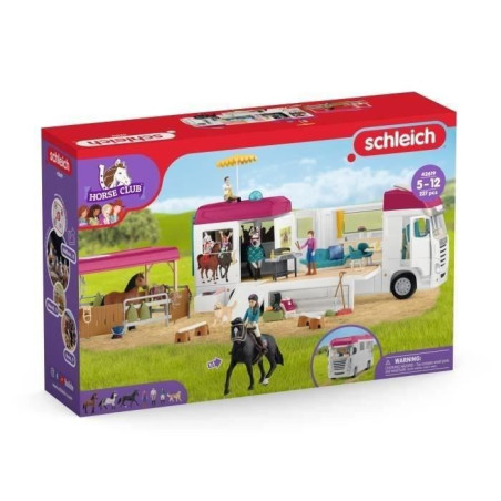 Camping-Car Equestre, schleich 42619 HORSE CLUB - coffret, 227 pieces, des 5 ans