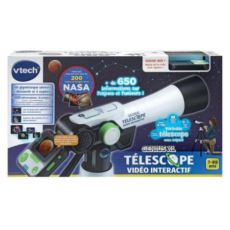 VTECH GENIUS XL - TELESCOPE VIDEO INTERACTIF